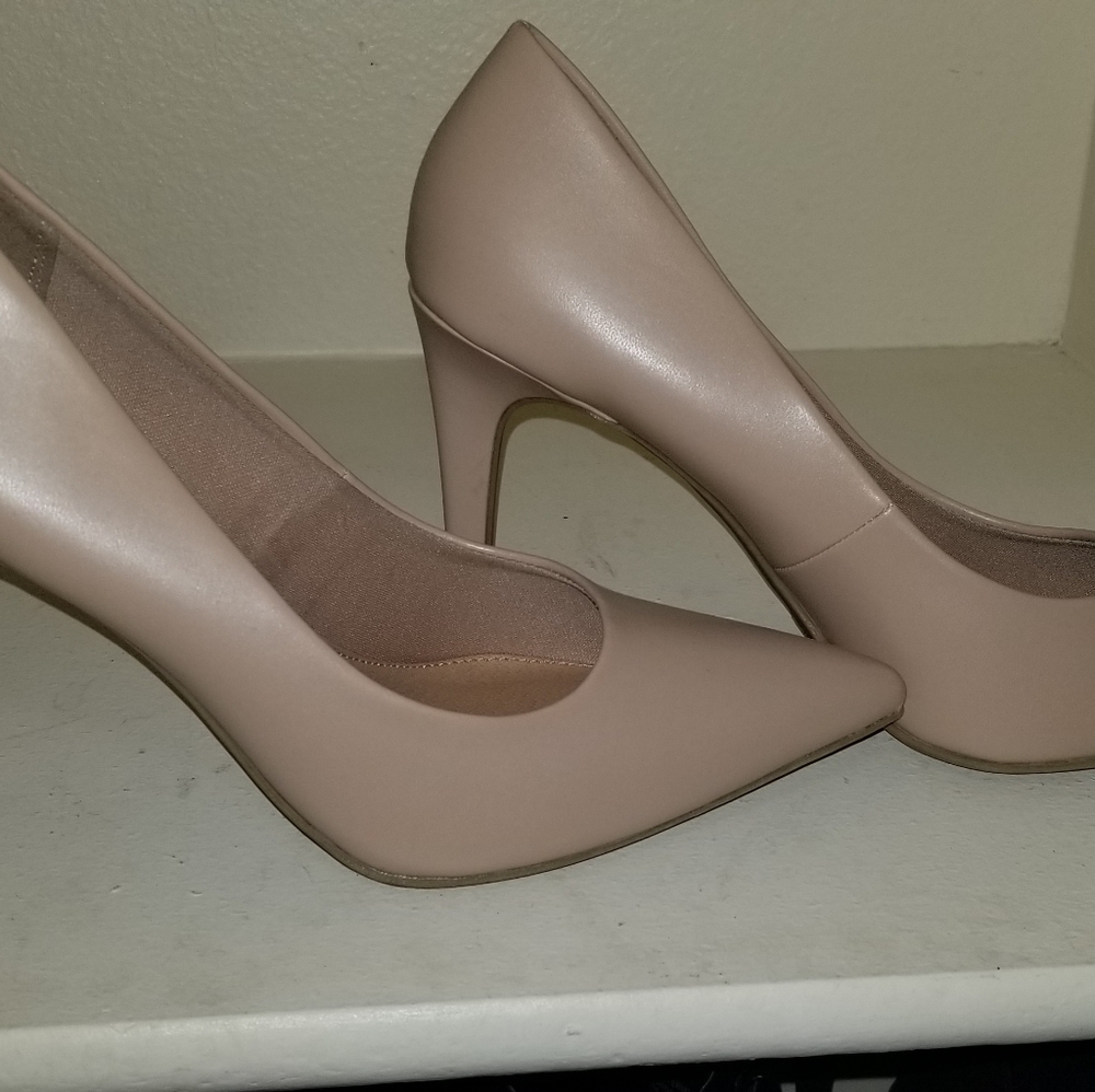 Nude high heels